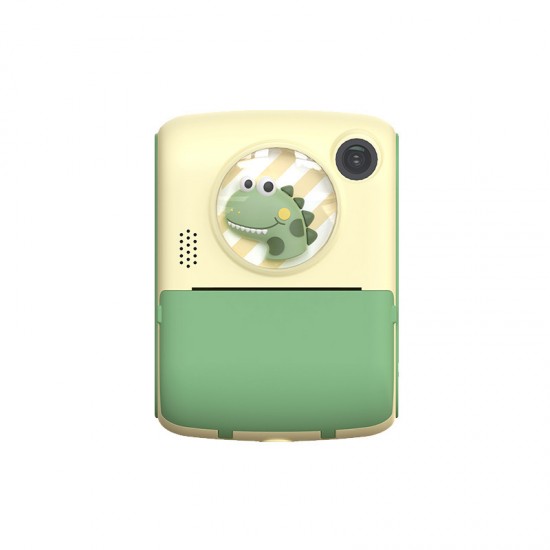 Pazariz Anlık Termal Yazıcılı Dijital Çocuk Kamerası 2.0 İnç HD Instant Photo Printer Camera Yeşil