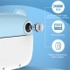 Pazariz Anlık Termal Yazıcılı Dijital Çocuk Kamerası Kulaklı 2.4 İnç HD Photo Printer Camera Mavi