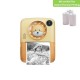 Pazariz Anlık Termal Yazıcılı Dijital Çocuk Kamerası 2.0 İnç HD Instant Photo Printer Camera Sarı