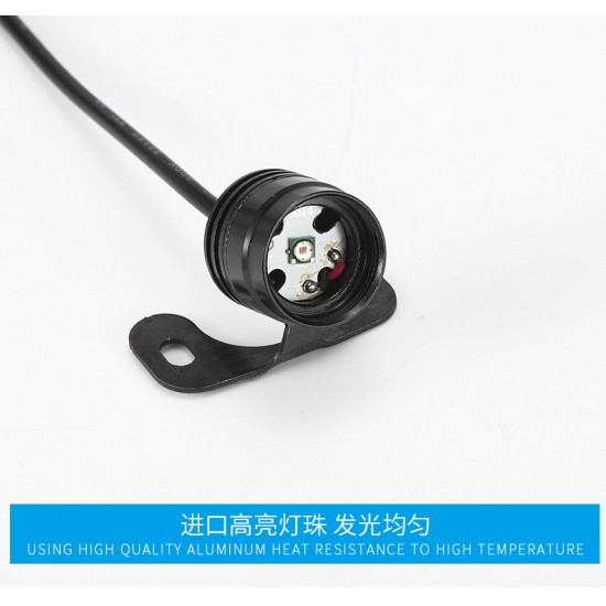 Pazariz Araba motosiklet melek kanatları LED projeksiyon lambası lazer karşılama ışığı Mavi