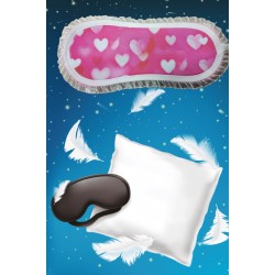 Pembecin Uyku Göz Bandı Maskesi Işık Önleyici Gözlük Maske Bant Eye Mask (1adet)