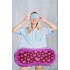 Pembecin Uyku Göz Bandı Maskesi Işık Önleyici Gözlük Maske Bant Eye Mask Koyu Pembe (1adet)