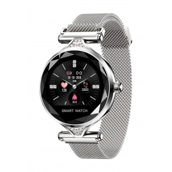 Pazariz H1 Bayan Akıllı Saat Su Geçirmez Kalori,adım