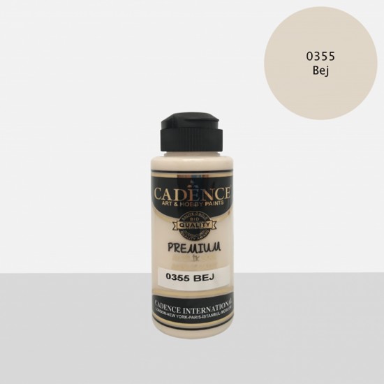 Pazariz Cadence Akrilik Boya 0355-Bej 120Ml