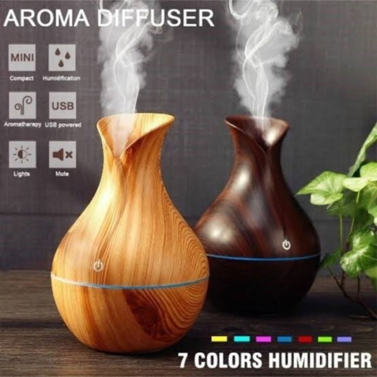 Pazariz Dekoratif Aromatherapy Spa Hava Nemlendirici Ultrasonik Iyonizer 7 Renk Buhar Makinesi