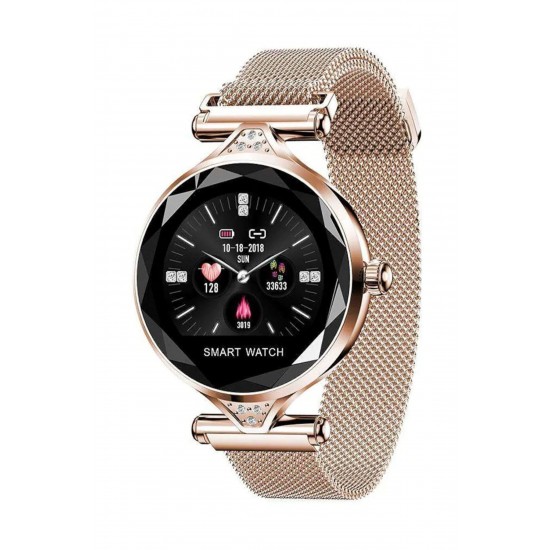 Pazariz H1 Bayan Akıllı Saat Su Geçirmez Kalori,adım