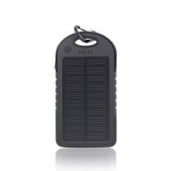 Pazariz 10000mAh Solar Powerbank Şarj Aleti Siyah