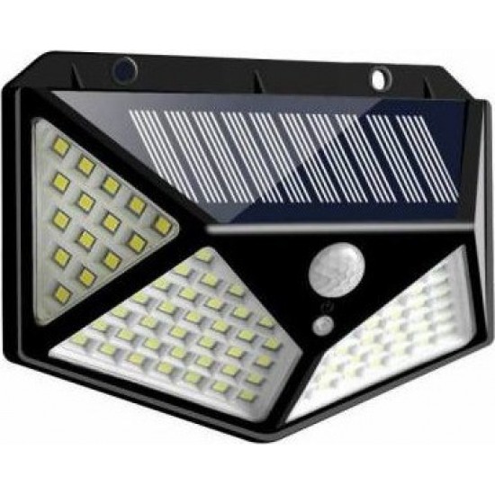 Pazariz 100 LED Solar Lamba Güneş Enerjili Sensörlü Bahçe Aydınlatma