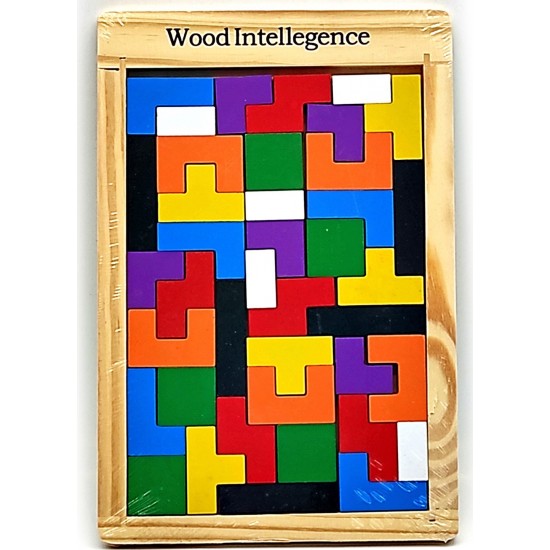 Pazariz Tetris Ahşap El Göz Koordinasyon Oyunu