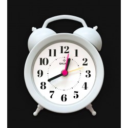 Pazariz Mini Alarmlı  Pilli Çalar Saat Dekoratif Masa Saati 8 x 13 Cm