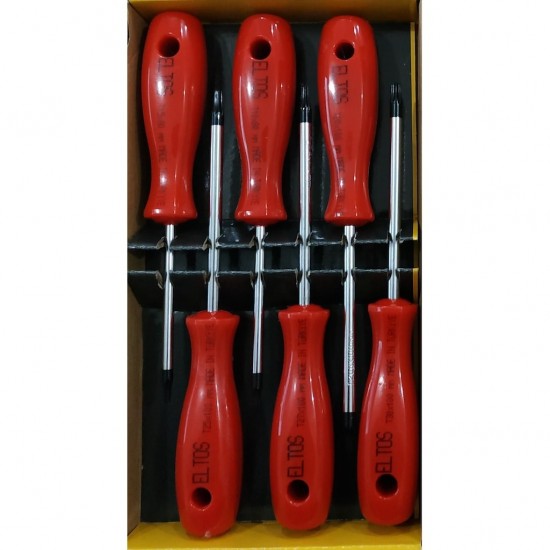 Pazariz Torx Tornavida Seti 6Lı - Eltos