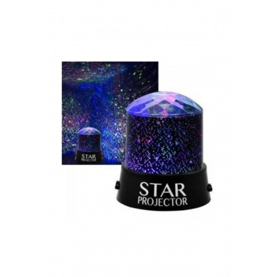 Pazariz  Projeksiyon Gece Lambası Yıldızlı Led Lamba