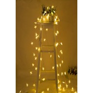 Pazariz  Dekoratif Led Işıklı Yıldız Dizeleri 20'li 3 Metre