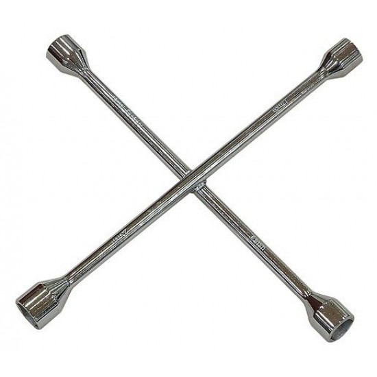 Pazariz Dörtlü Bijon Anahtarı Krom Çelik Tam Profesyonel Lokmalı Bij