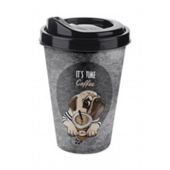 Pazariz   Coffee Bardak 400 Ml (It'S Time Coffee) ,Kahve Çay Bardağı