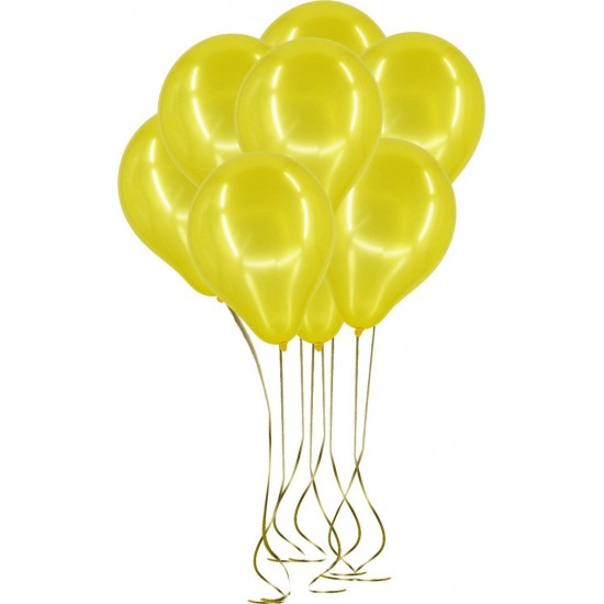 100'lü Lateks Pastel Balon Sarı