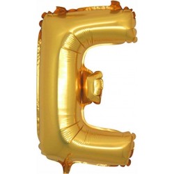 E (Gold) Harf Folyo Balon - 90 cm - Altın Folyo Harf Balon