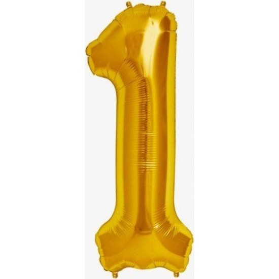 balon Rakam Balon Folyo Orta Boy 75 cm Gold 1