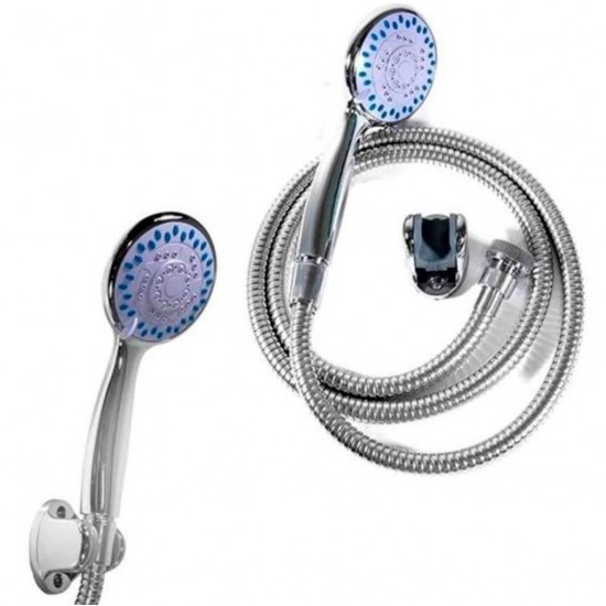 Pazariz  3 Fonksiyonlu Askılı Duş Seti Duş Başlığı Spiral Hortum M