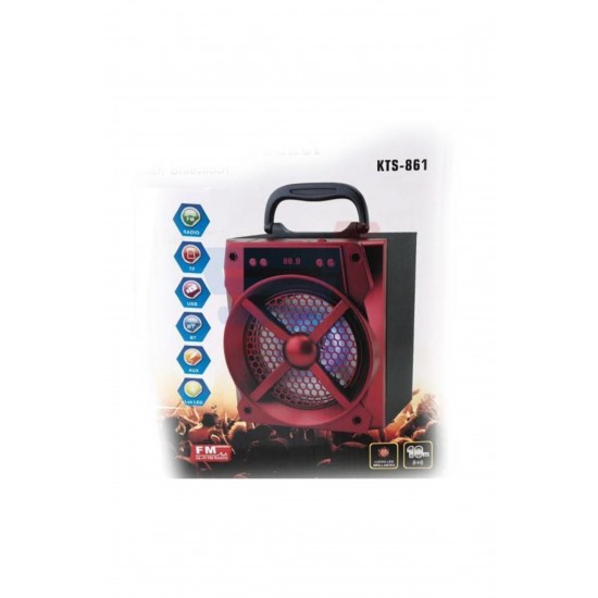 Pazariz Taşınabilir Portatif Bluetooth Hoparlör Usb/Tf/Fm