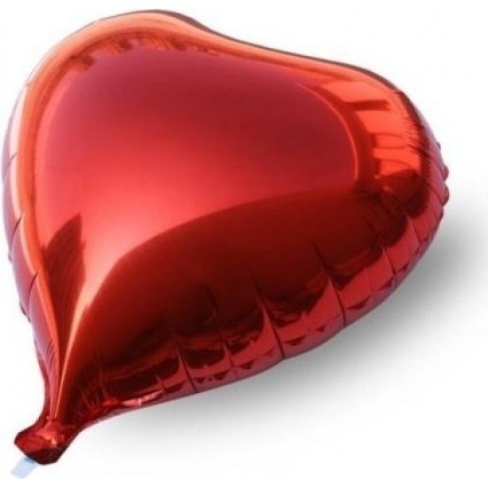 Kırmızı Kalp Folyo Balon