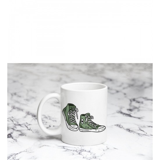 Yeşil Converse Larry Bird_Kupa Bardak