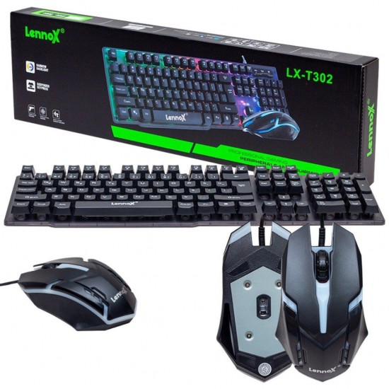 PAZARIZ KABLOLU GAMİNG OYUNCU KLAVYE MOUSE SET
