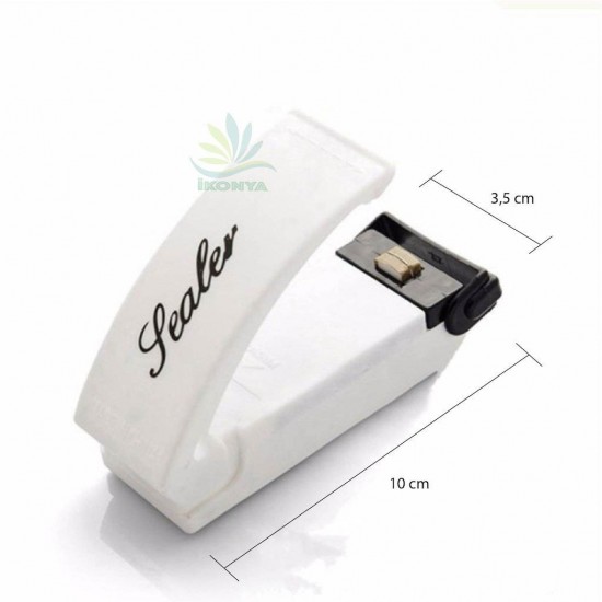 Pazariz Poşet Ağzı Kapatma Makinesi Kapatıcı Yapıştırma Kapama Aleti