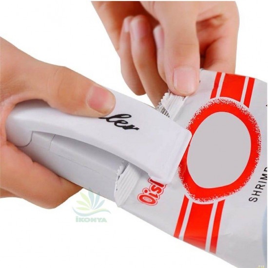 Pazariz Poşet Ağzı Kapatma Makinesi Kapatıcı Yapıştırma Kapama Aleti