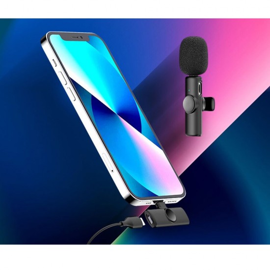 Pazarız Telefon Uyumlu Wireless Youtube Tiktok Yayın Kablosuz Yaka Mikrofonu