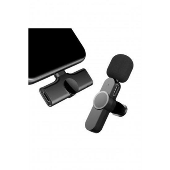 Pazarız Telefon Uyumlu Wireless Youtube Tiktok Yayın Kablosuz Yaka Mikrofonu