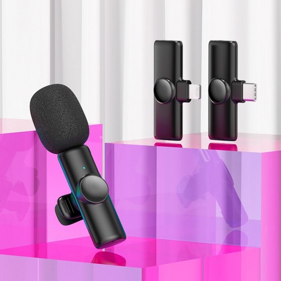 Pazarız Telefon Uyumlu Wireless Youtube Tiktok Yayın Kablosuz Yaka Mikrofonu