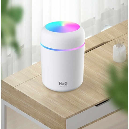 Pazariz Dekoratif Lamba 300ML Oda Hava Nemlendirici Buhar Makinesi Koku Giderici