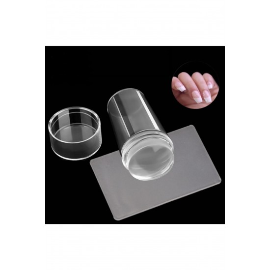 Pazariz Stamp Ile Kolay French Seti Tırnak Süs Damgalama Stamper