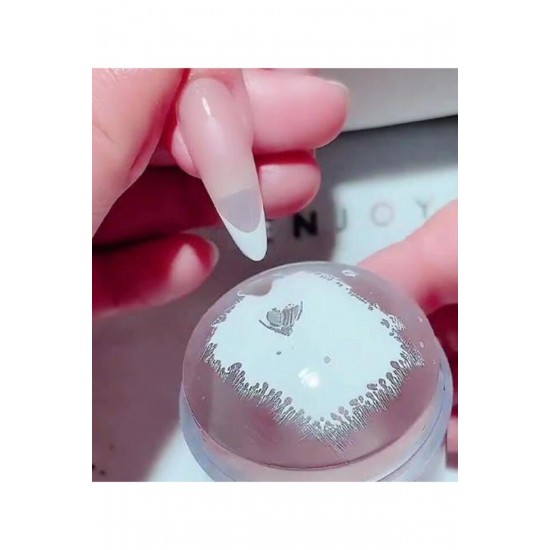 Pazariz Stamp Ile Kolay French Seti Tırnak Süs Damgalama Stamper