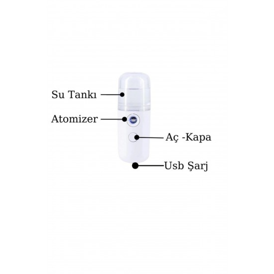 Pazariz Taşınabilir Mini Usb Hava Nemlendirici Buhar Makinası Dezenfektan