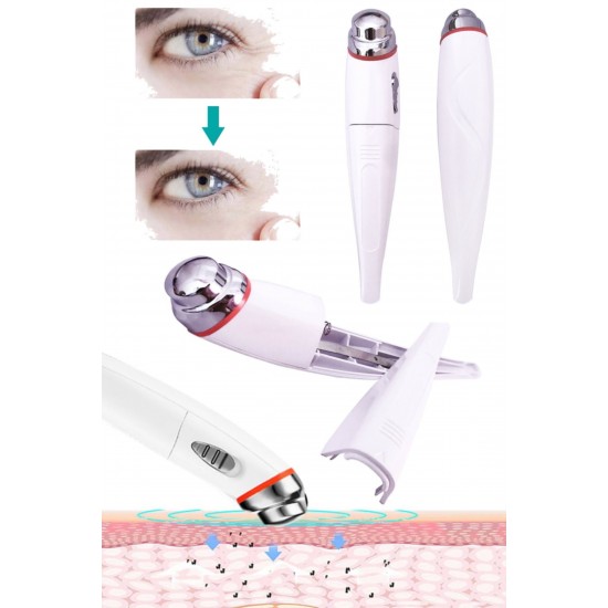 Pazariz Elektronik Yüz Ve Göz Titreşimli Masaj Aleti Göz Altı Için Masaj Cihazı