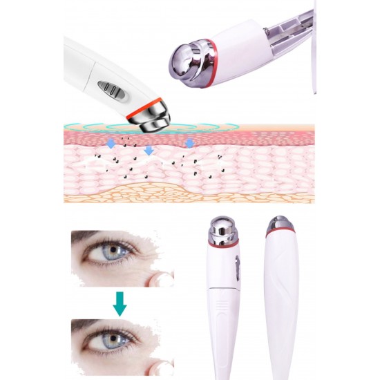 Pazariz Elektronik Yüz Ve Göz Titreşimli Masaj Aleti Göz Altı Için Masaj Cihazı