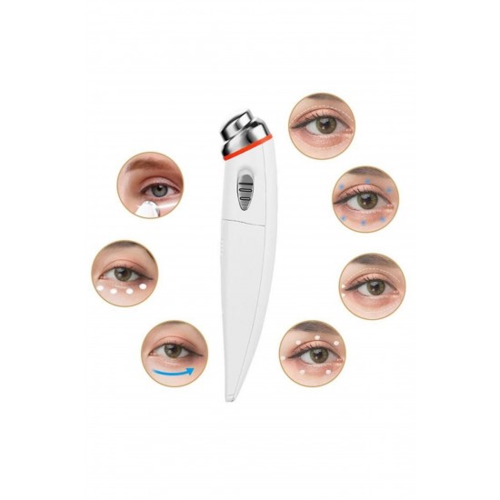 Pazariz Elektronik Yüz Ve Göz Titreşimli Masaj Aleti Göz Altı Için Masaj Cihazı