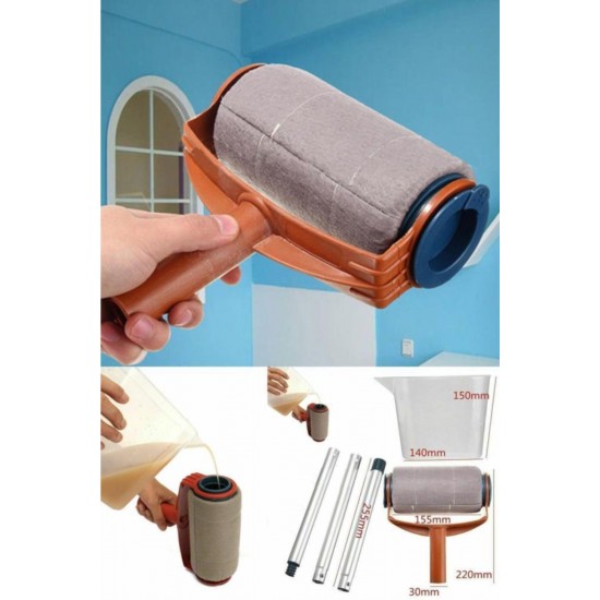 Pazariz Damlatmayan Rulo Boya Fırçası Kolay Duvar Tavan Boyama Fırçası