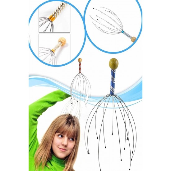 Pazariz Manuel Kafa Masaj Teli Bokoma Baş Ağrı Giderici Kafa Masaj Aleti