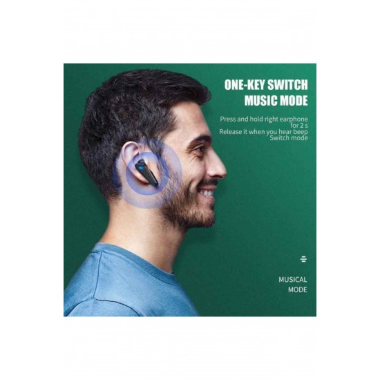 ANYCAST IŞIKLI KULAKİÇİ KABLOSUZ BLUETOOTH KULAKLIK OYUNCU KULAKLIĞI ÇİFT MİKROFONLU k55