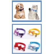 Pazariz Papyonlu Kedi Ve Küçük Irk Köpek Boyun Tasması Çıngıraklı