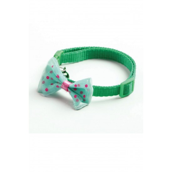 Pazariz Papyonlu Kedi Ve Küçük Irk Köpek Boyun Tasması Çıngıraklı