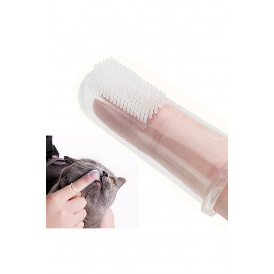 Pazariz Kedi Ve Köpek Için Parmak Diş Fırçası 1 Adet