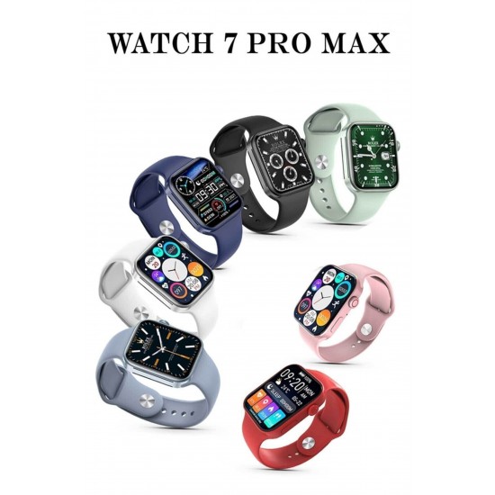 Pazariz Watch 7 Pro Max Uyumlu   Yeni Kasa Çift Tuş Aktif Konuşma Özellikli Türkçe Akıllı Saat