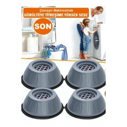 Pazariz Gürültü Sarsıntı Önleyici Çamaşır Makinası Titreşim Önleyici Kaydırmaz Vantuzlu Ayak Ped 