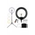 Pazariz Büyük Boy Ring Light Makyaj Güzellik 5500k 48w Kuaför Kit Çantalı Ve Kumandalı 18 Inç Işık