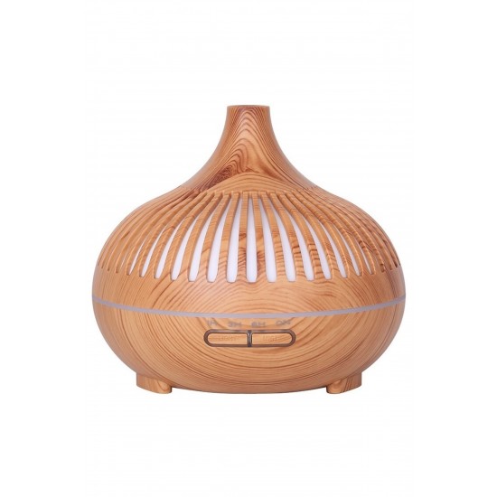 Pazariz Aroma Difüzörü Buhar Ultrasonik 7 Renk Led Işıklı Aromatik Oda Kokusu Hava Nemlendirici 550