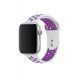 Pazariz Apple Watch Uyumlu 42-44-45 Mm  Bileklik Spor Band Delikli Kordon 